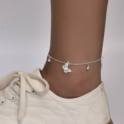 Boho Butterfly Charm Anklet For Women Gold/Silver